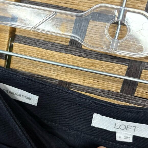 Loft Black The Palmer Shorts Size 6 - Picture 5 of 6